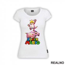 Princeza Breskvica - Mačka - Cat Peach - Super Mario - Majica
