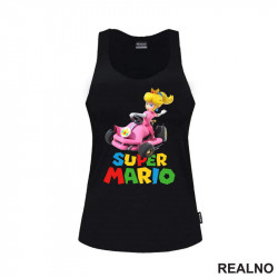Princeza Breskvica - Princess Peach - Vozi karting - Super Mario - Majica