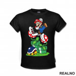 Izbegavanje zamki - Biljka Mesožderka - Super Mario - Majica