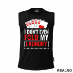 I Don't Even Fold My Laundry - Red - Poker - Majica