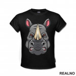 Angry Head Rhinoceros - Nosorog - Životinje - Majica