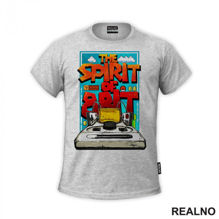 The Spirit Of 8bit - Colors - Nintendo - Game - Majica