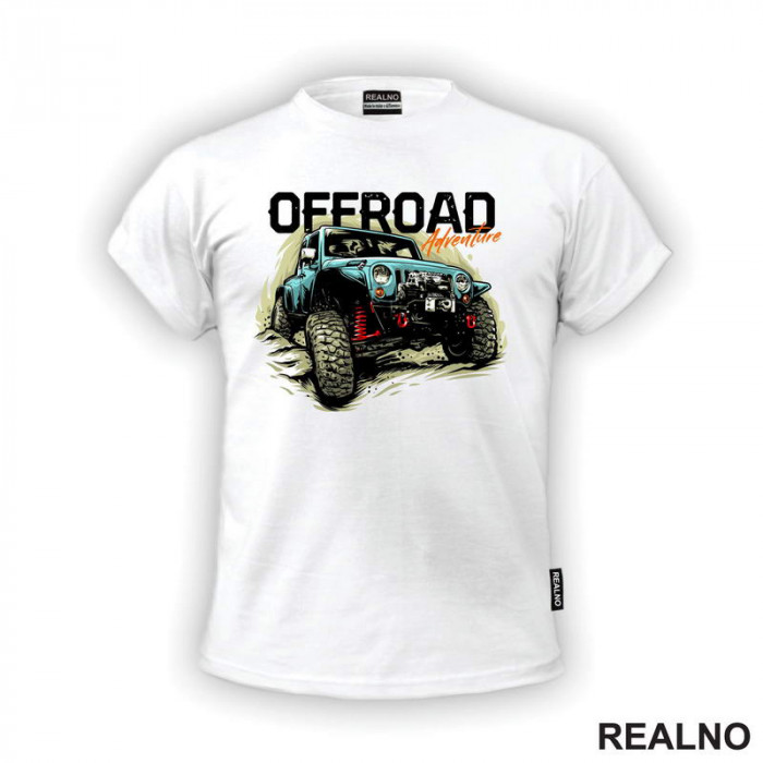 Adventure - Blue - Quad - Off Road - Majica