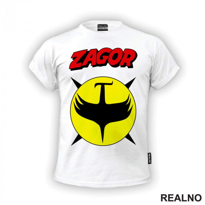 Zagor Logo - Veliki - Stripovi - Majica