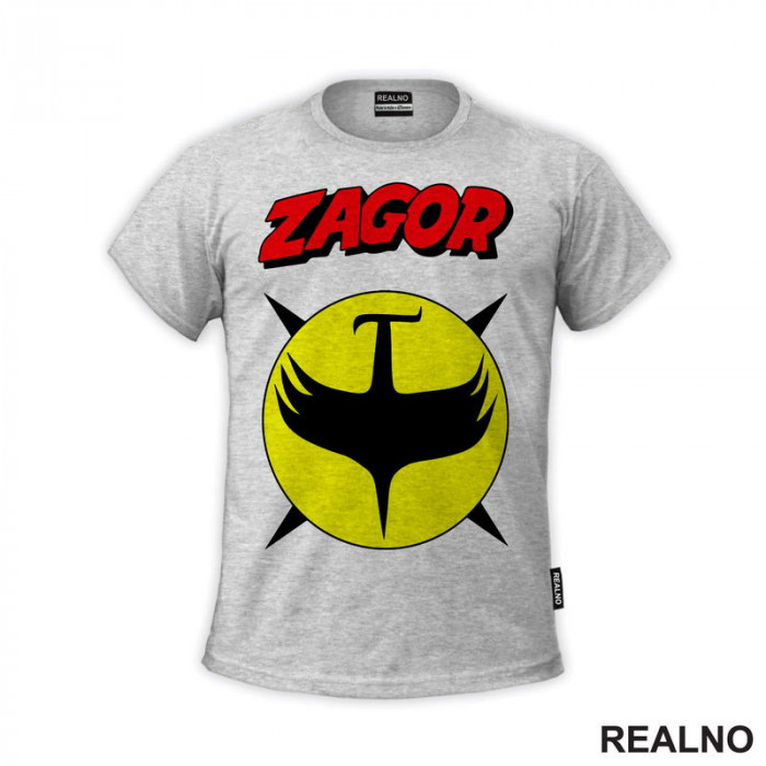 Zagor Logo - Veliki - Stripovi - Majica