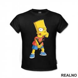 Bart Sa Praćkom - The Simpsons - Simpsonovi - Majica