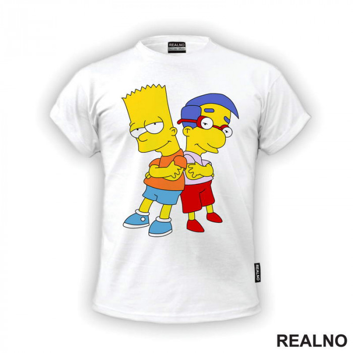 Bart i Milhaus - Prijatelji - Simpsonovi - Majica