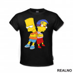 Bart i Milhaus - Prijatelji - Simpsonovi - Majica