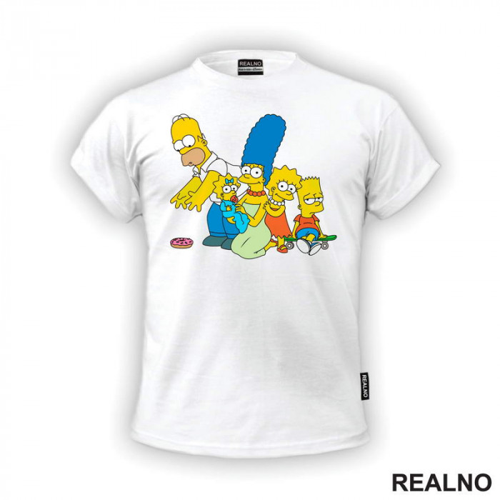 Svi zajedno - Family - The Simpsons - Simpsonovi - Majica