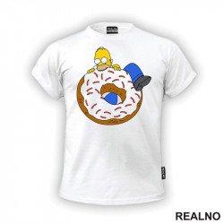 Homer Jede Krofnu - The Simpsons - Simpsonovi - Majica