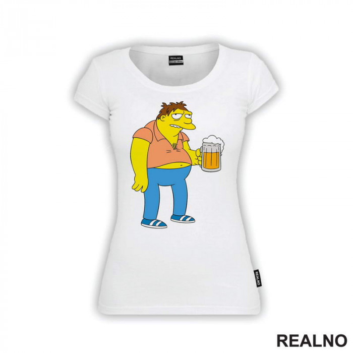 Barney With Beer - Barni sa Pivom - The Simpsons - Simpsonovi - Majica