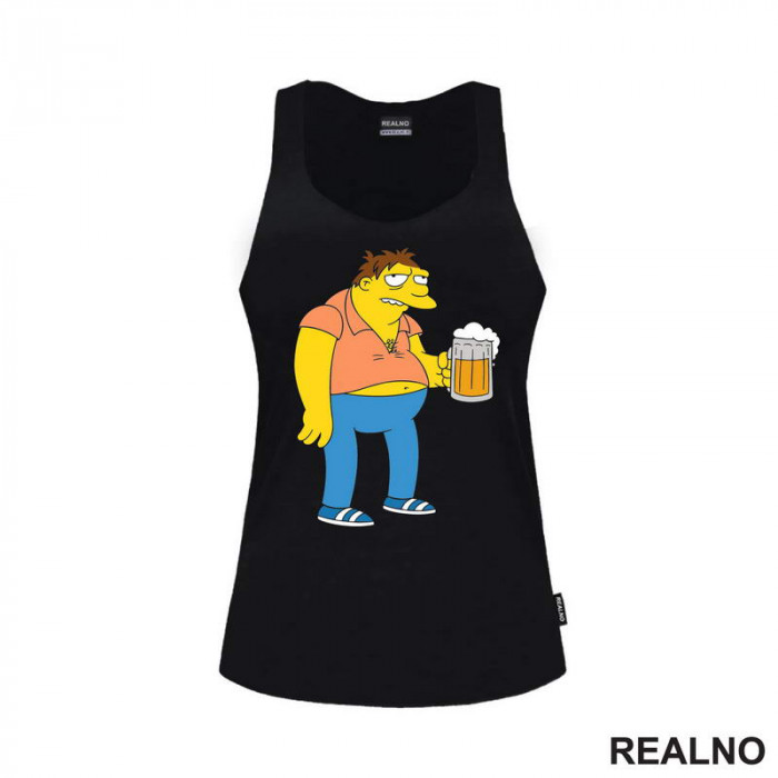 Barney With Beer - Barni sa Pivom - The Simpsons - Simpsonovi - Majica