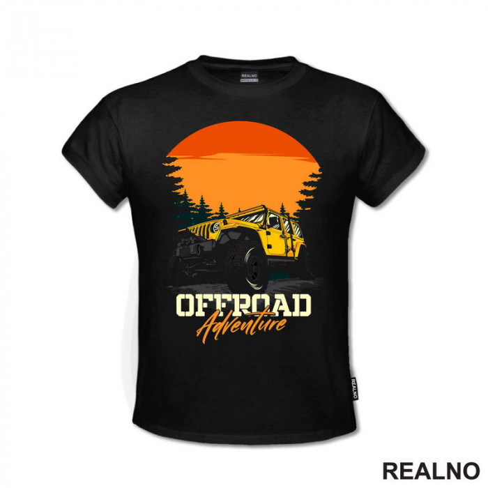Sunset In The Forest - Quad - Off Road - Majica