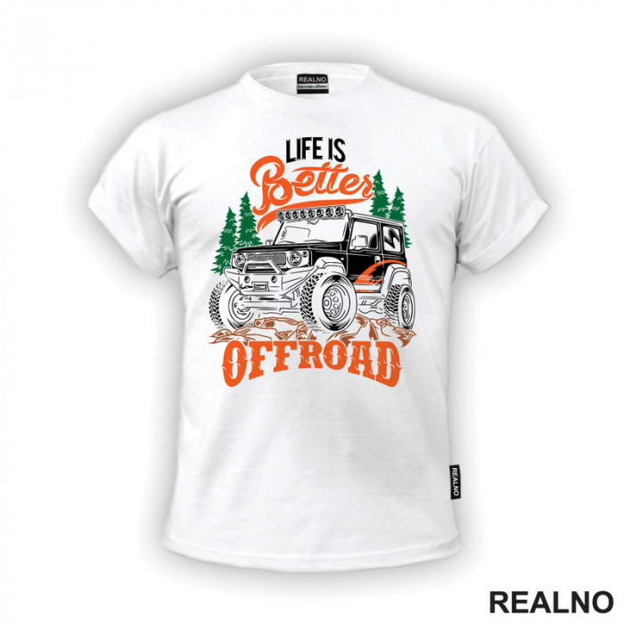 Life Is Better - Colors - Quad - Off Road - Majica