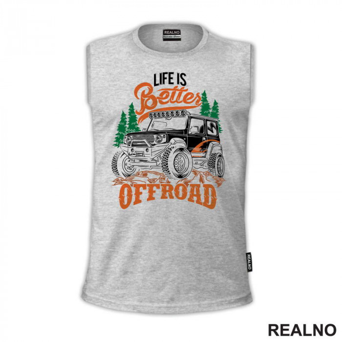 Life Is Better - Colors - Quad - Off Road - Majica