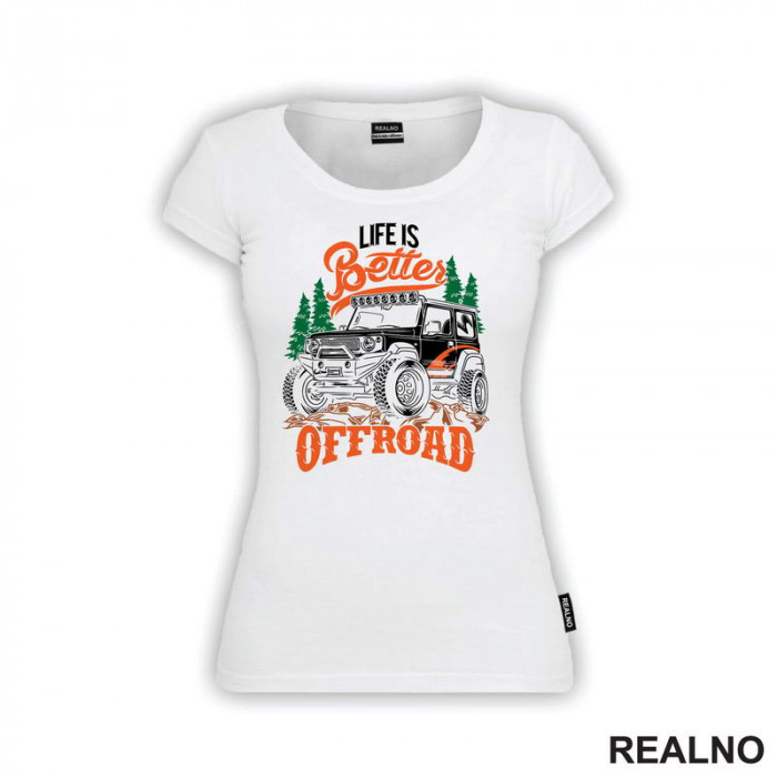 Life Is Better - Colors - Quad - Off Road - Majica