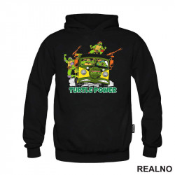 Turtle Power - Nindža Kornjače - Duks Turtle Power - Nindža Kornjače - Duks