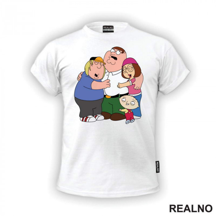 Happy Family Hug - Family Guy - Majica