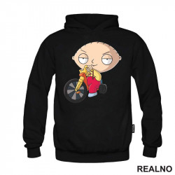 Stewie Rides A Bike - Family Guy - Duks