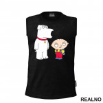 Brian And Stewie Waiting - Family Guy - Majica