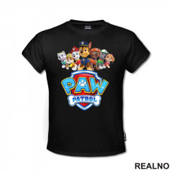 Grupa i Logo - Patrolne Šape - Majica