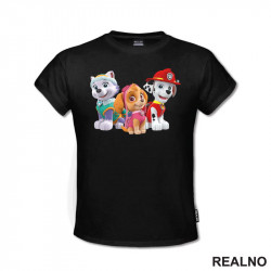 Everest, Skaj i Maršal - Patrolne Šape - Majica