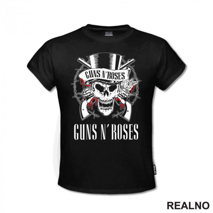 Guns N Roses - Skull - Muzika - Majica