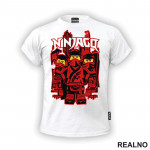 Red Ninjas - Ninjago - Crtani Filmovi - Majica