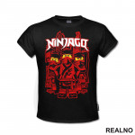 Red Ninjas - Ninjago - Crtani Filmovi - Majica