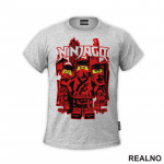 Red Ninjas - Ninjago - Crtani Filmovi - Majica