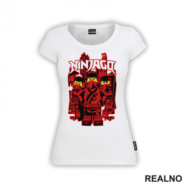 Red Ninjas - Ninjago - Crtani Filmovi - Majica