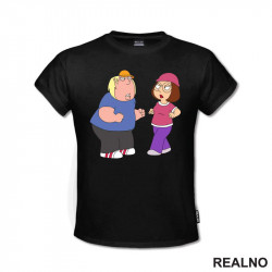 Cris And Meg Fighting - Family Guy - Majica