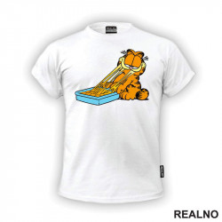 Garfild Jede i Uživa - Crtani Filmovi - Majica