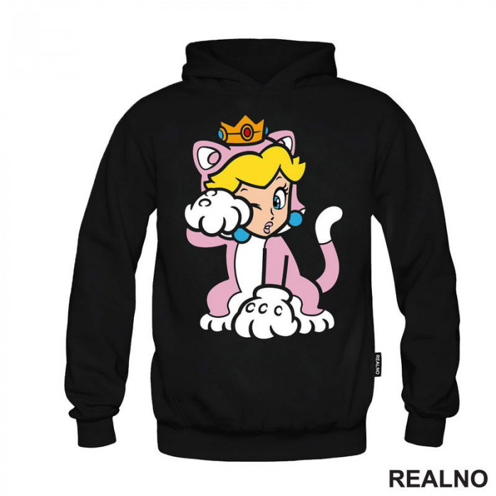 Princeza Breskvica - Mačka - Cat Peach - Sedi - Super Mario - Duks