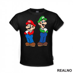 Braća - Luidji - Luiđi - Super Mario - Majica