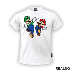 Skok - Luidji - Luiđi - Super Mario - Majica