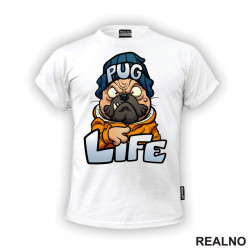 Pug Life - Mops - Pas - Dog - Majica