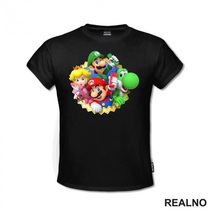 Svi zajedno - Super Mario - Majica