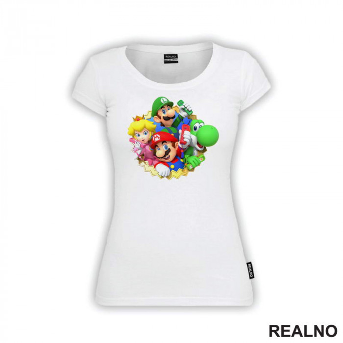 Svi zajedno - Super Mario - Majica
