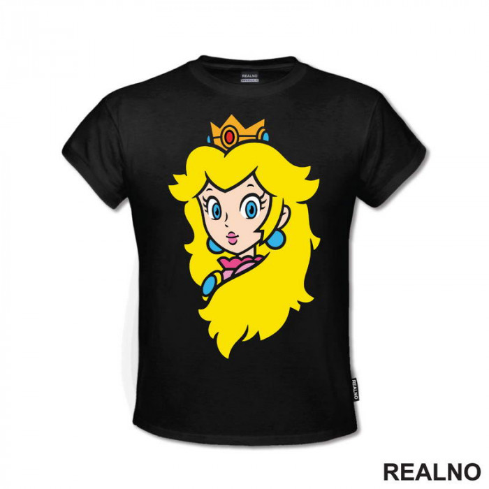 Princeza Breskvica - Crtež - Super Mario - Majica
