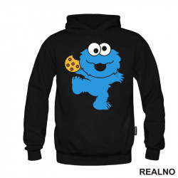 Cookie Monster - Holding A Cookie - Crtani Filmovi - Duks