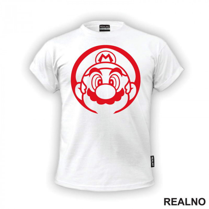 Glava - Super Mario - Majica