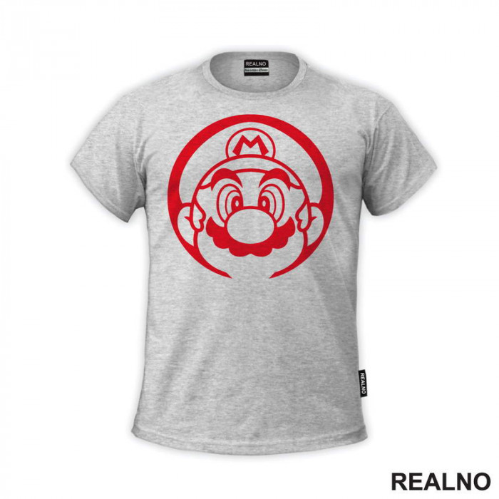 Glava - Super Mario - Majica