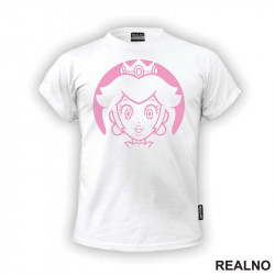 Princeza Breskvica - Glava - Super Mario - Majica