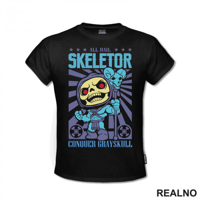 All Hail Skeletor - Masters of the Universe - Majica