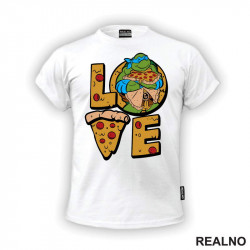 Pizza Love - Leo - Nindža Kornjače - Majica Pizza Love - Leo - Nindža Kornjače - Majica