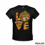 Pizza Love - Rafaelo - Nindža Kornjače - Majica