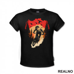 Nature And Mountain - Bickilovi - Bike - Majica