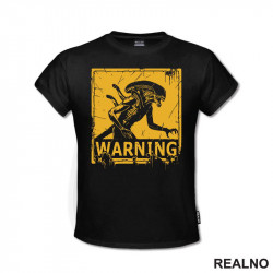 Yellow Warning - Alien - Majica Yellow Warning - Alien - Majica