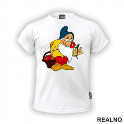 Stidljivko i Cvetić - Snežana i Sedam Patuljaka - Crtani Filmovi - Majica